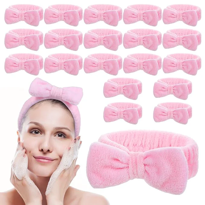Fine 20 PCS Spa Headband Bulk Hair Band Practical