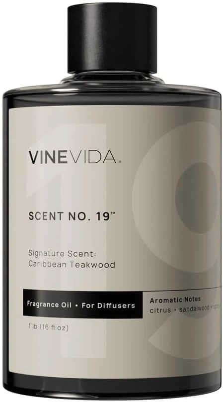 Reusable VINEVIDA Caribbean Teakwood Fragrance Oil Breathable