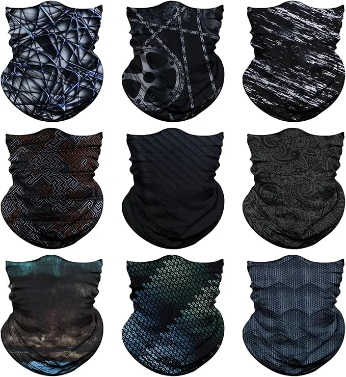 Sophisticated Venswell Neck Gaiter Face Mask Men Women Seamless Bandana Rave Face Cover Fine Crafted