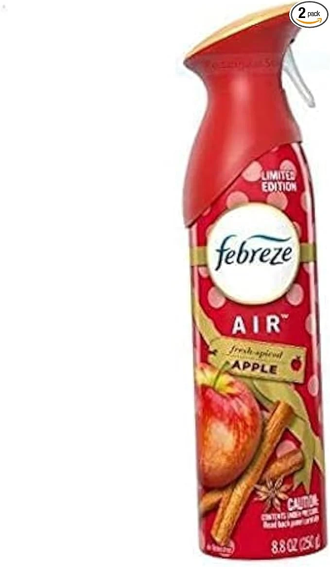 Effective Febreze Air Odor-Eliminating Air Freshener Fresh-Spiced Apple 2 Ct 8.8 Fl Oz Organic