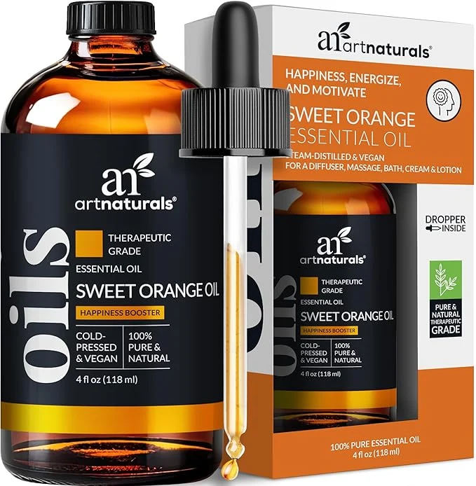 Fine Crafted artnaturals Sweet Orange Essential Oil- Pure Undiluted Citrus Oil Quality