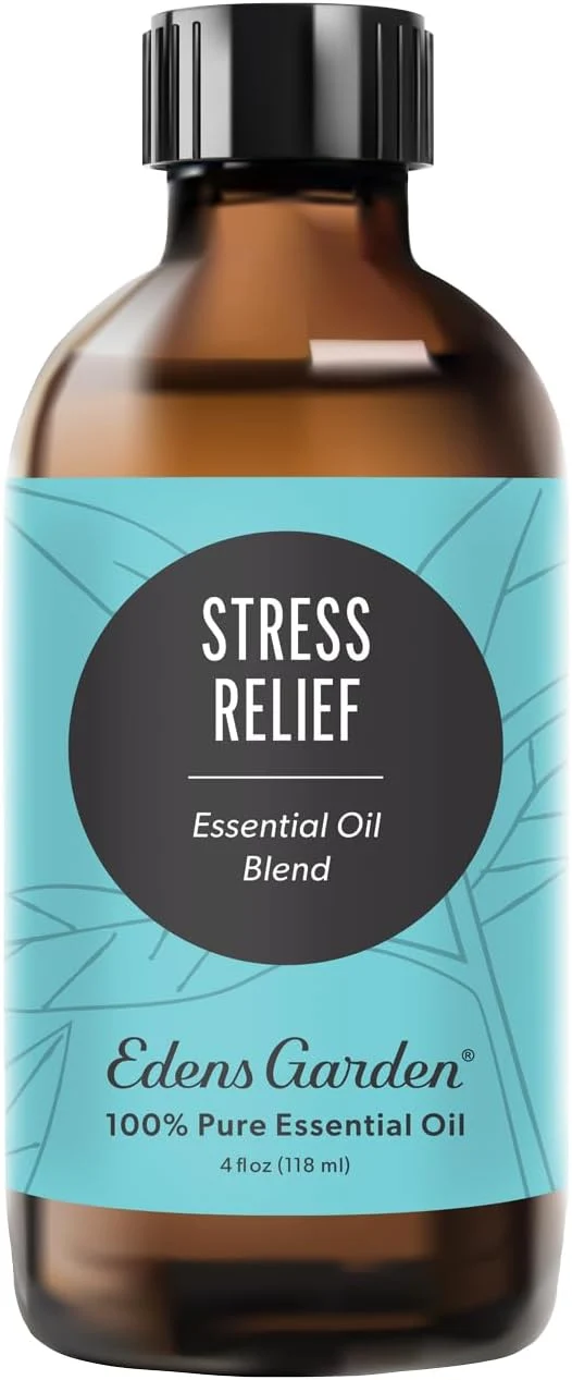 Edens Garden Stress Relief Essential Oil Blend Pure Natural Recipe Top-Quality