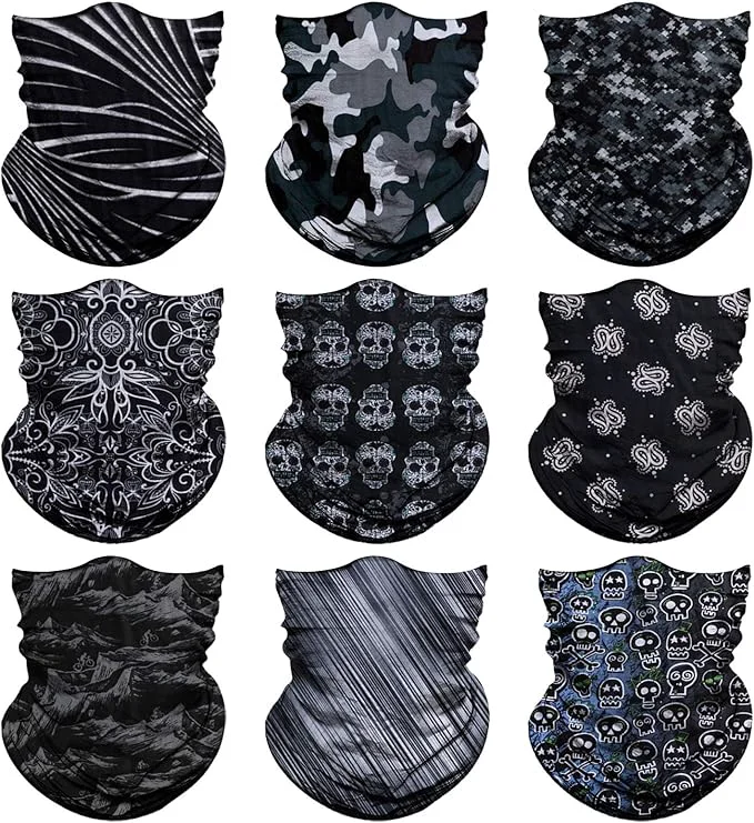 Verified Venswell Neck Gaiter Face Mask Men Women Seamless Bandana Rave Face Cover World-Class