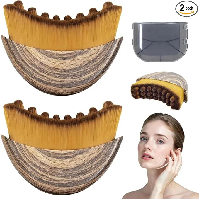 Effective New Lymphatic Contour Face Brush Manual Lymphatic Drainage Massager Smooth