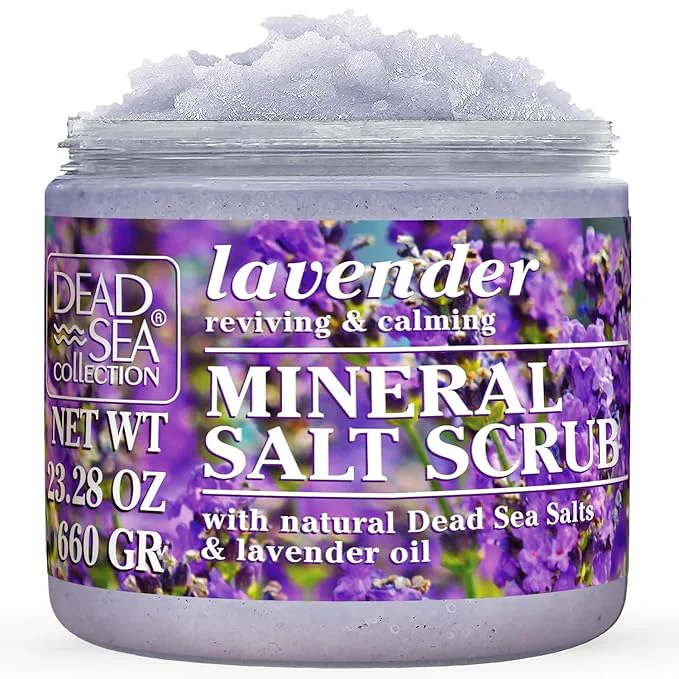 High-Performance Dead Sea Collection Lavender Salt Scrub – Exfoliating Body Scrub Reliable