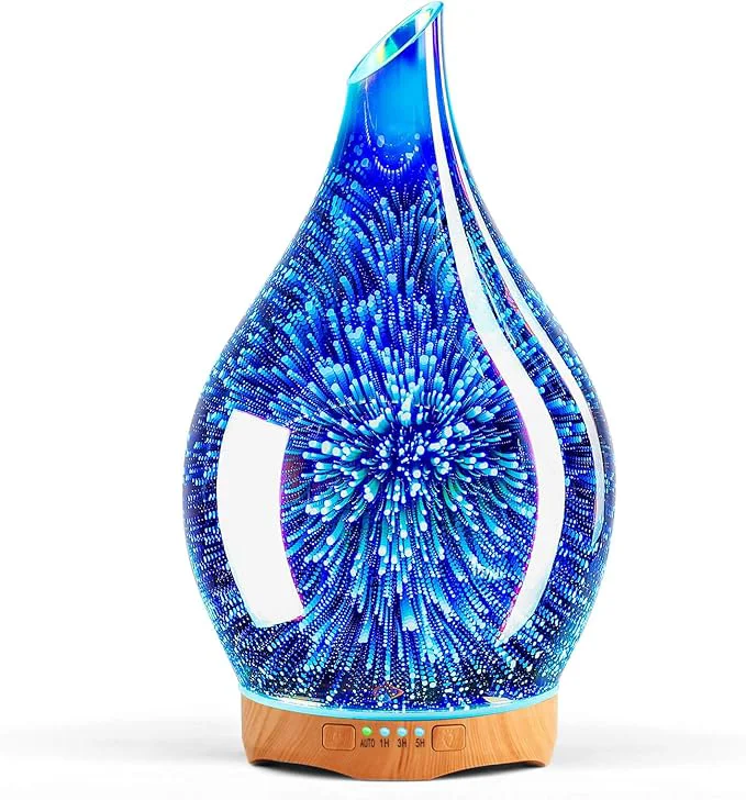 Premium Porseme Essential Oil Diffuser 280ml Aromatherapy Ultrasonic Oil Diffusers 3D Green