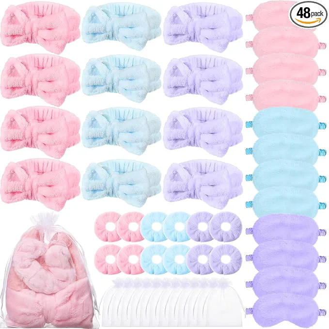 Breathable Mimorou 48 Pieces Spa Party Supplies Gift Expertly Made