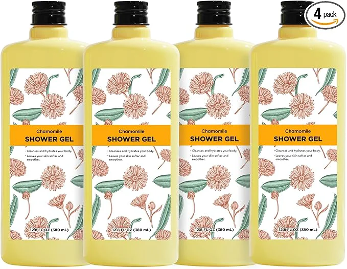Artisan Bubble Bath for Women Chamomile Shower Gel Gifts Set Mother’s Day Gifts for Expertly Made