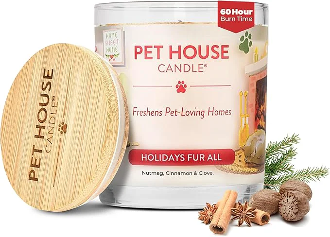 Professional Pet House Scented Candle Plant Based Pet Odor Candle Clean Burning Long Lasting Dependable