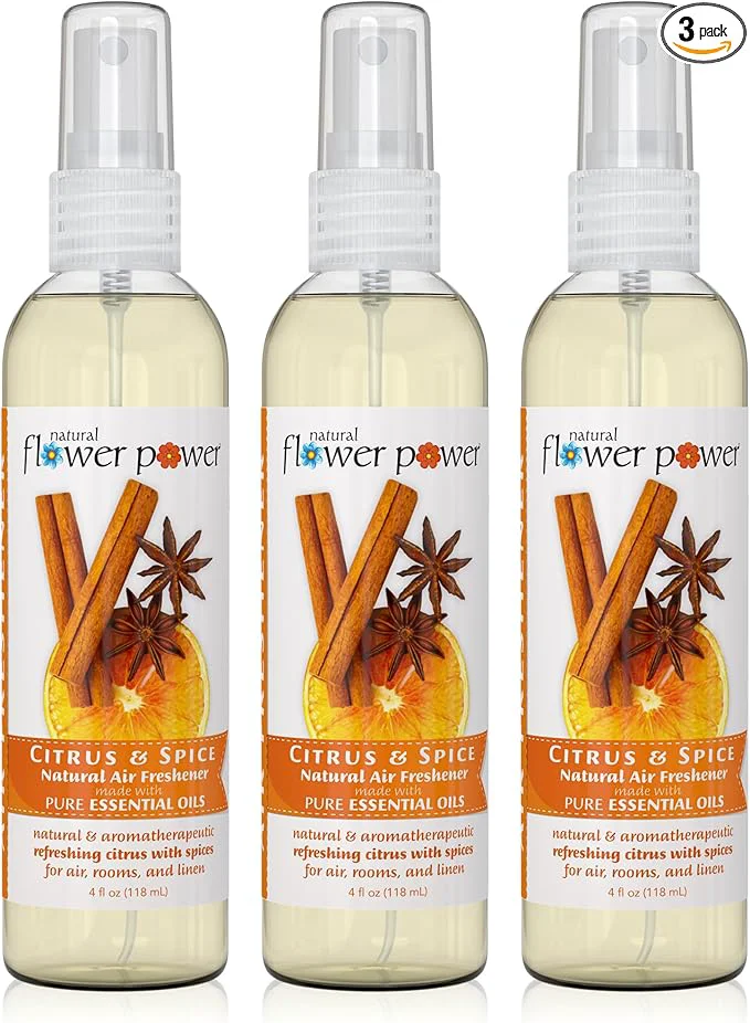 Reusable Natural Flower Power Air Freshener Spray Trendy