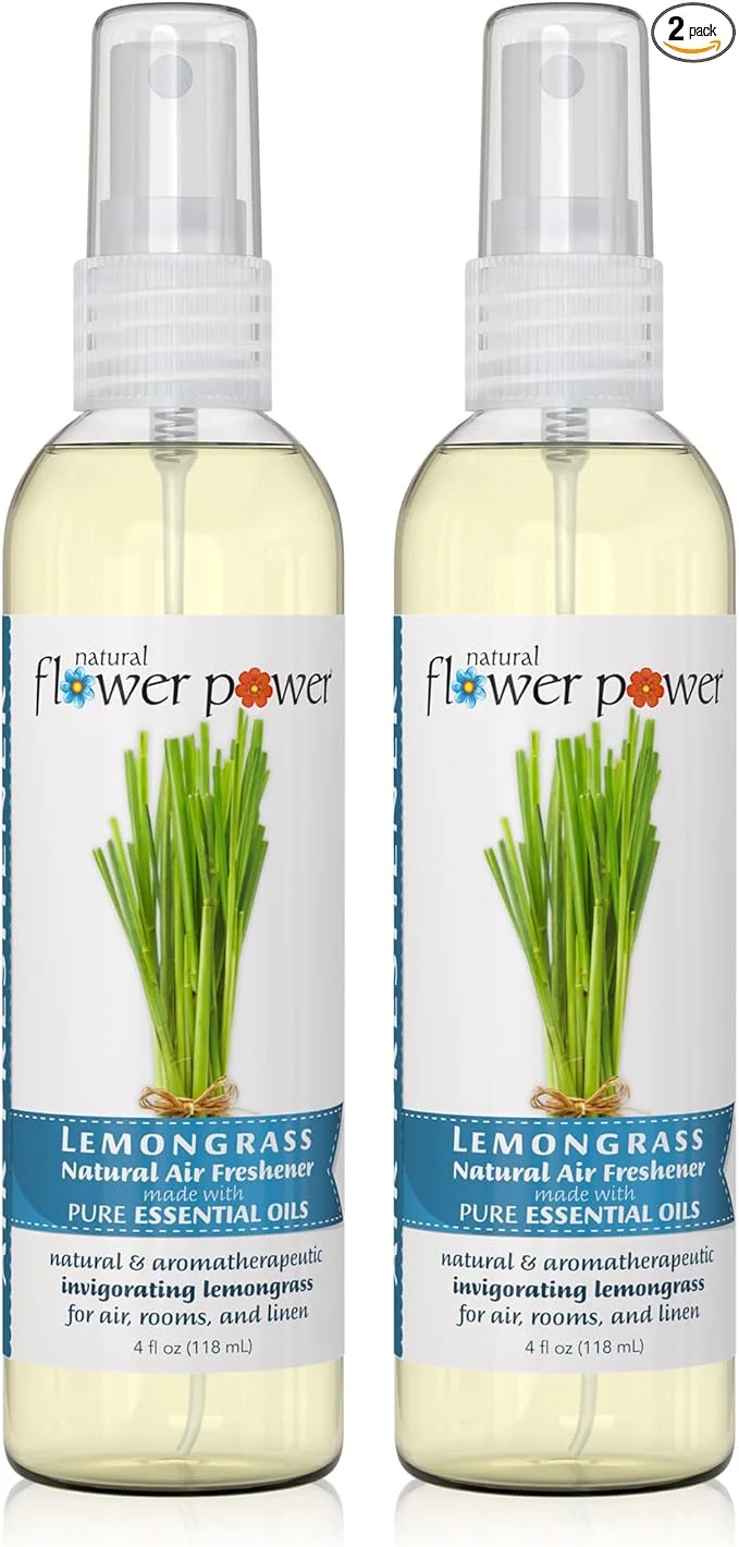 Green Natural Flower Power Air Freshener Spray Expertly Made