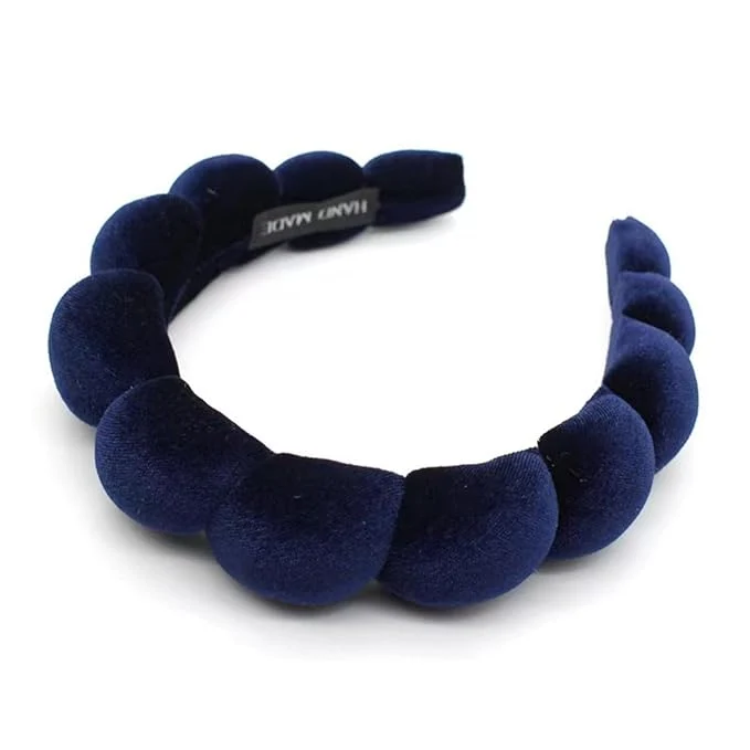 Official Fashion Headbands for Women Padded Fabric Hair Bands Wide Velvet Non Slip Selected