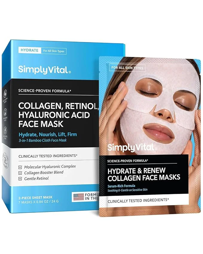 Flexible SimplyVital Collagen Facial Mask Efficient