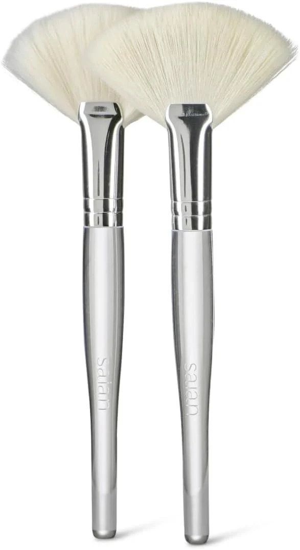 Original Saian Facial Cleansing Brush Set of 2 Prestigious