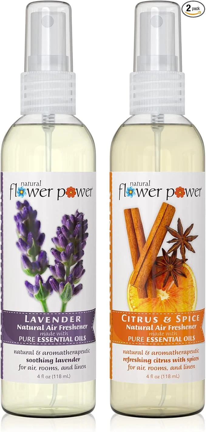 Recyclable Natural Flower Power Air Freshener Spray Reusable