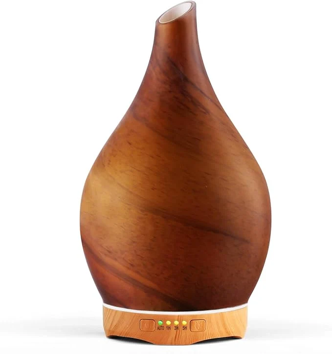 Advanced Porseme 280ml Essential Oil Diffuser Glass Color Changing Aroma Air Diffusers Certified