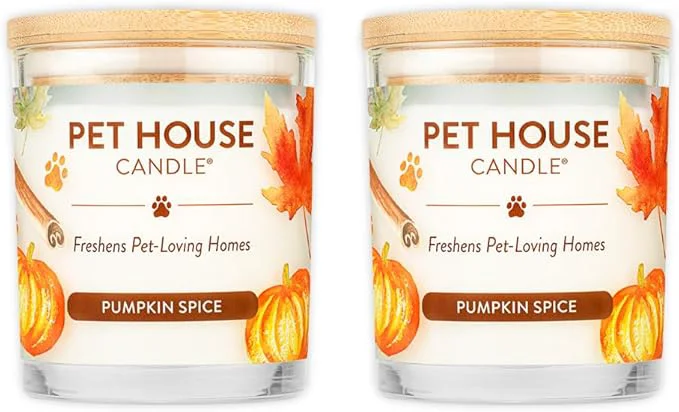 Outstanding One Fur All Pet House Fall Candles Long Lasting Clean Burning Soy Wax Natural