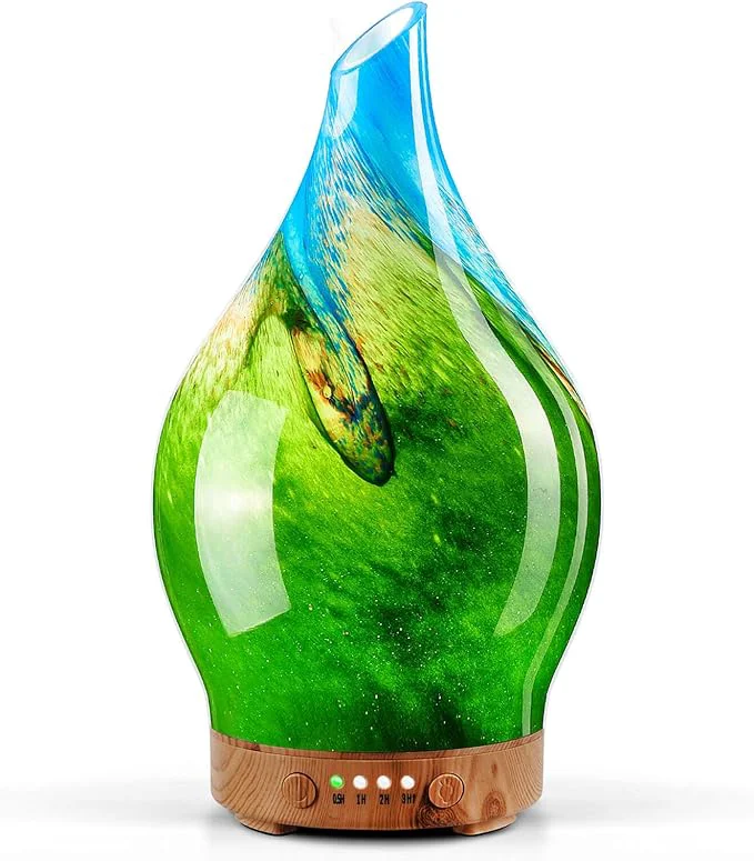 Professional Porseme 150ml Essential Oil Diffuser Glass Color Changing Aroma Air Diffusers First-Class