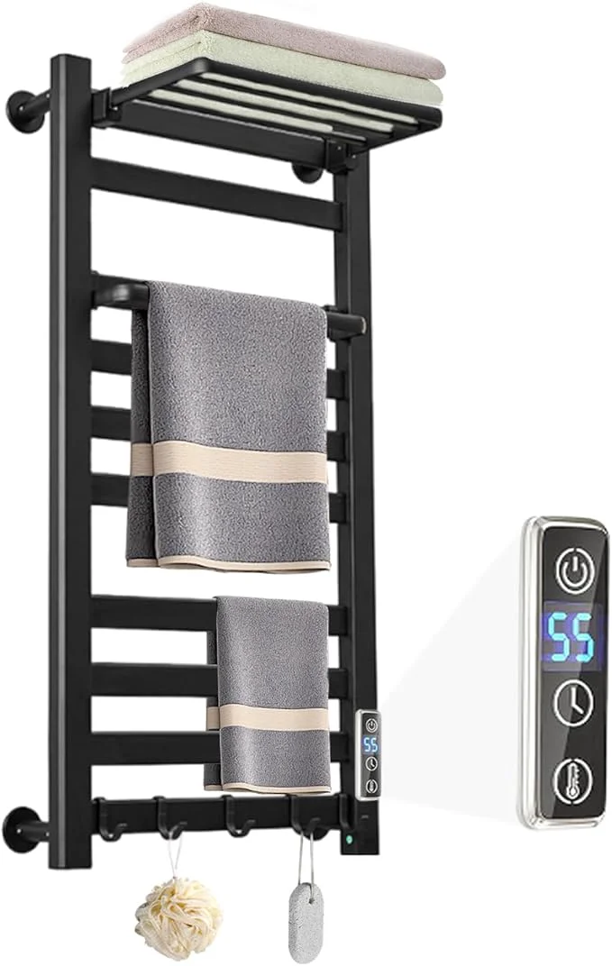 Organic Heated Towel Rack for Bathroom Towel Warmer Racks Wall Mounted Luxury