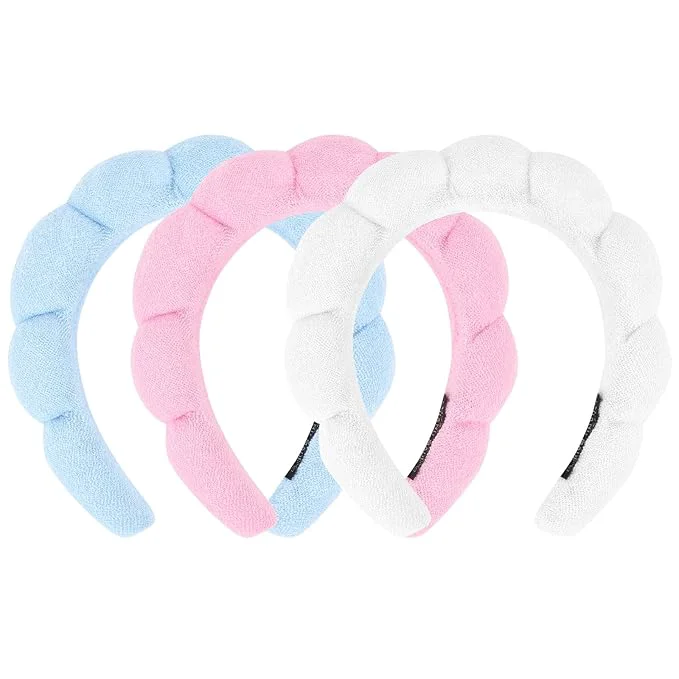 World-Class 3 Pack Spa Headbands Powerful