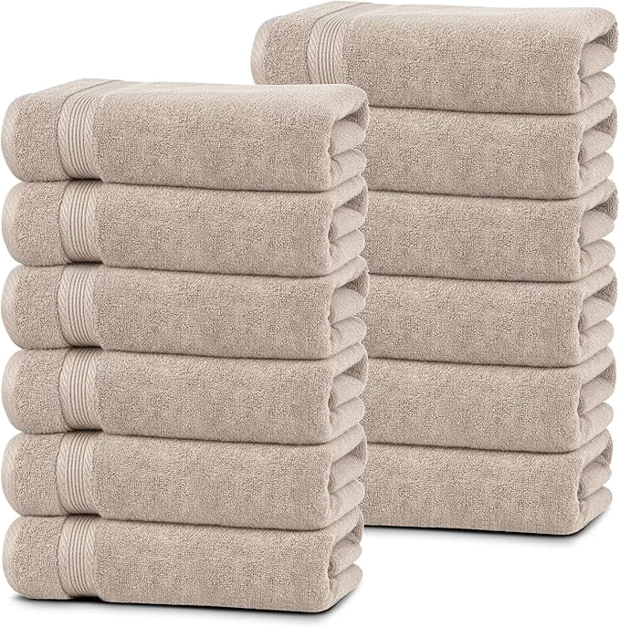Healthy Linteum Textile Supply Luxury Hair Towels Ring Spun Cotton Towel High-End