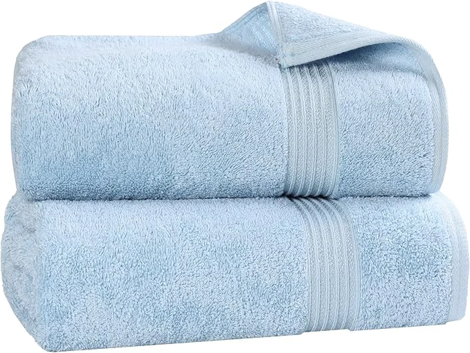 Trendy Superior Egyptian Cotton 2-Piece Bath Sheet Towel Set Oversized Body Towels Elite