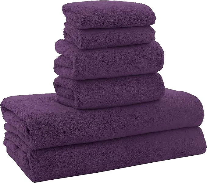High-Performance MOONQUEEN Ultra Soft Microfiber Coral Velvet Towel Set Artisan