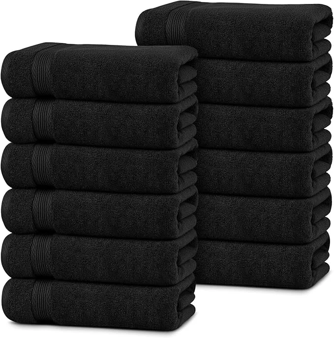 Fine Linteum Textile Supply Luxury Hair Towels Ring Spun Cotton Towel Top-Quality