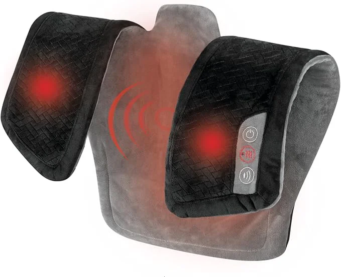 Organic HoMedics Heating Pad Duel Intensity Vibrating Heated Neck Shoulder Massage Dependable