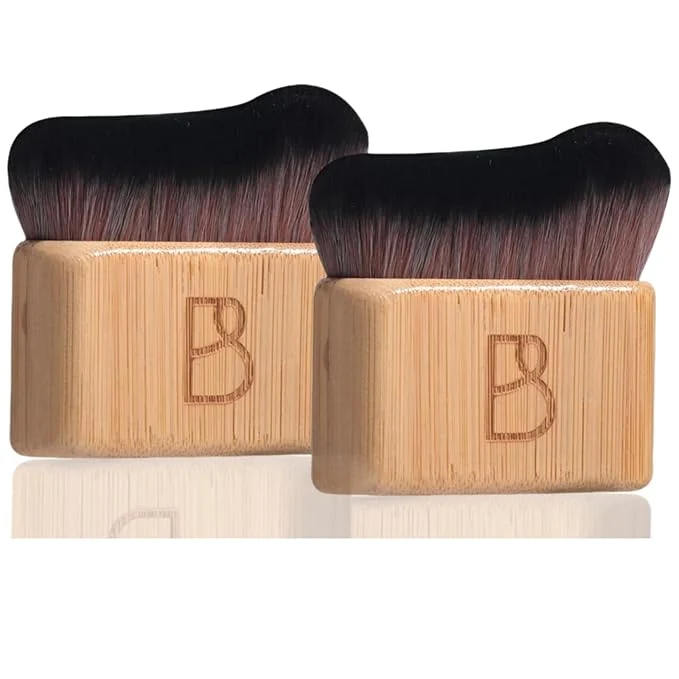 Soft BS-MALL Self Tanning Body Brush Makeup Brushes Set of 2 – Multi-Purpose Body Environmentally Friendly