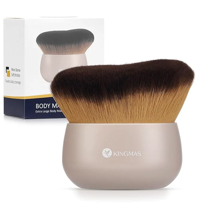 Trendy KINGMAS Extra Large Body Makeup Brush Fine Crafted