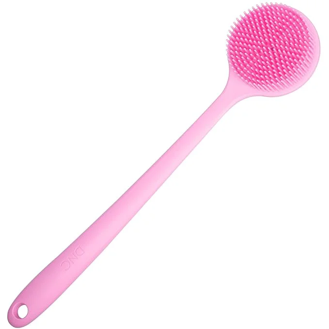 Quality DNC Silicone Back Scrubber for Shower Soft Bath Body Brush Elegant