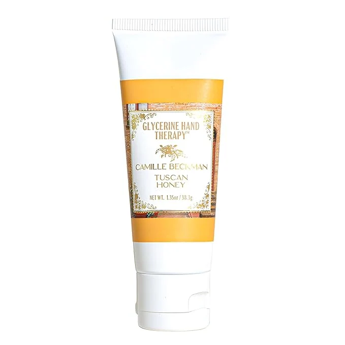 Reusable Camille Beckman Glycerine Hand Therapy Cream Tuscan Honey 1.35 Ounce Refined