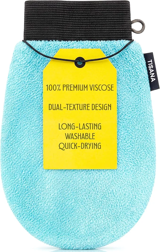 Premium Material Exfoliating Glove for Shower – Dual-Sided Scrubber Mitt – Deep Exfoliation Selected