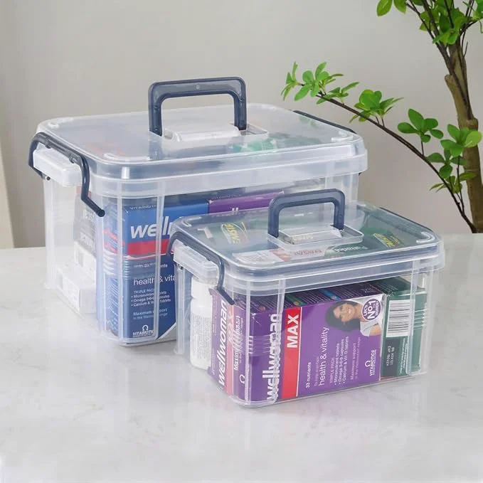 Innovative HEY FOLY 15qt Medicine Organizer Storage Box Outstanding