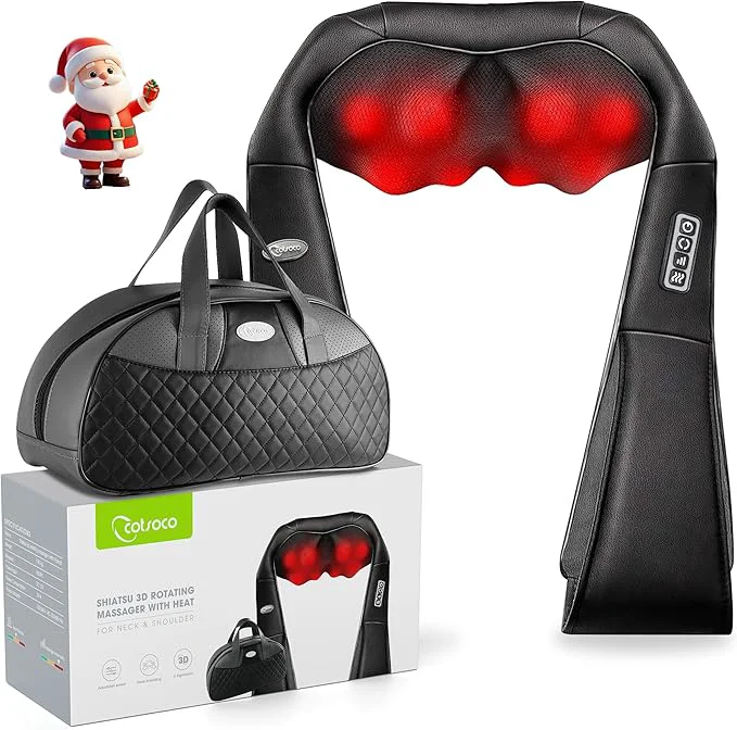 Secure cotsoco Neck Massager Shiatsu Shoulder and Back Massager Modern