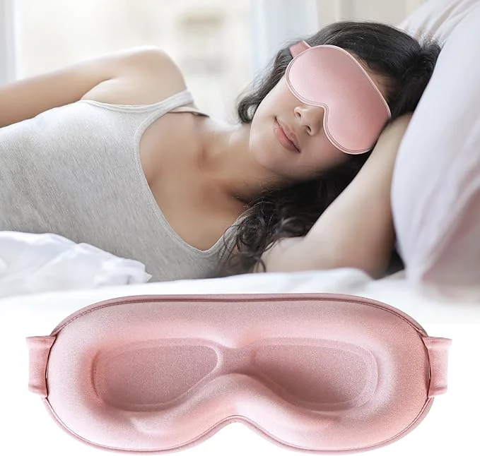 Lightweight Sleep Mask Upgraded 3D Deep Contoured Eye Mask Sophisticated