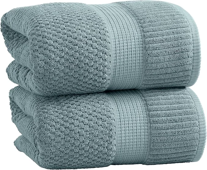 Healthy NY Loft Cotton 2 Pack Bath Sheet Towel Set Extra Large Oversize Bath Selected