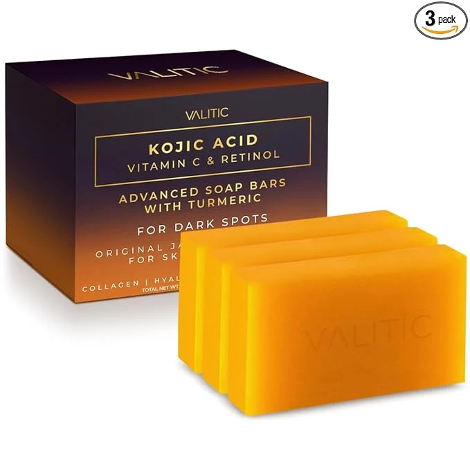 Authentic VALITIC Kojic Acid Vitamin C and Retinol Soap Bars Exclusive