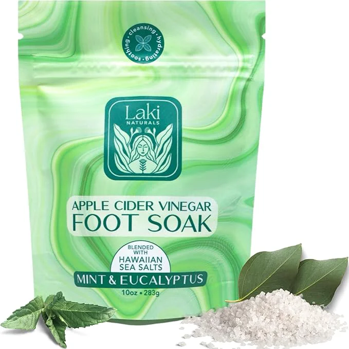 Official Laki Naturals Apple Cider Vinegar Foot Soak Foot Detox Soak Pedicure Soak Dependable