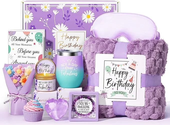 Exclusive Birthday Gifts for Women Friendship Unique Happy Birthday Gifts Basket for Mom Comfortable