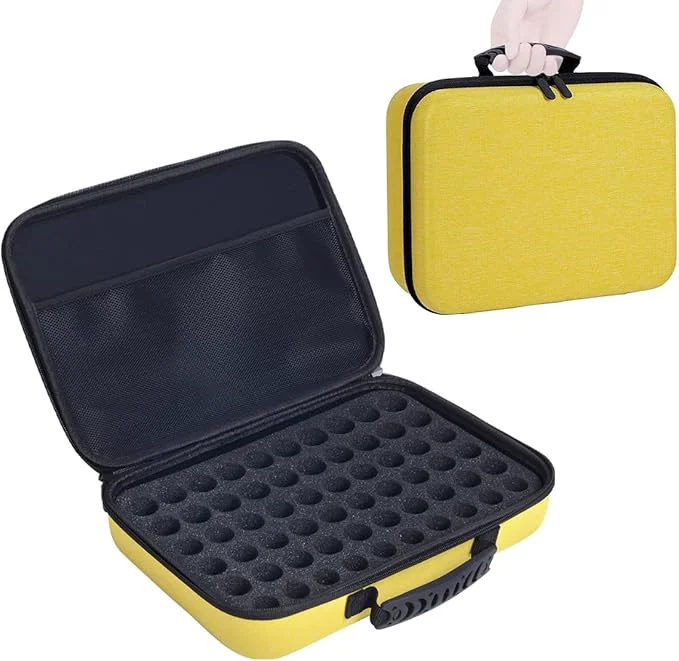 Stylish Essential Oils Carrying Case Holds 60 Grids High-End