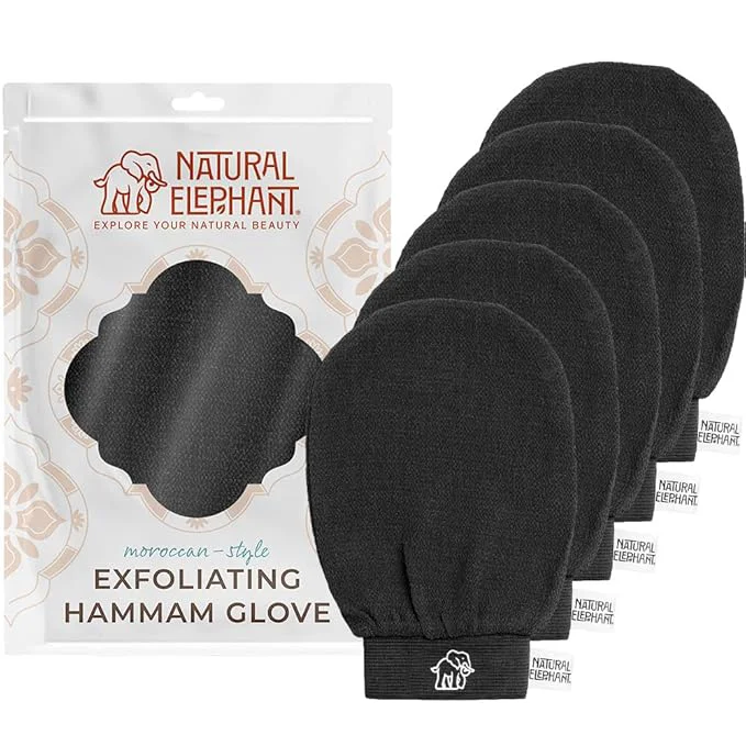 Practical Natural Elephant Exfoliating Hammam Glove Expertly Made