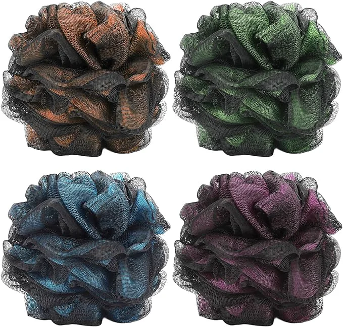 Advanced Loofah Sponge 60g Piece Bath Sponge Pouf Shower Loofah Body Scrubber Relaxed