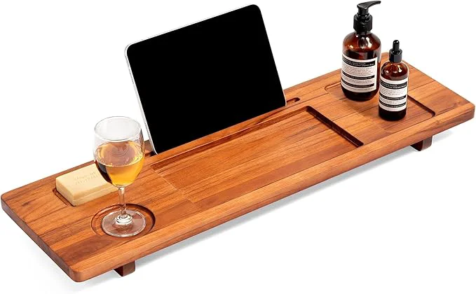 High-Quality Premium Teak Bathtub Tray for standing Baths Original Design