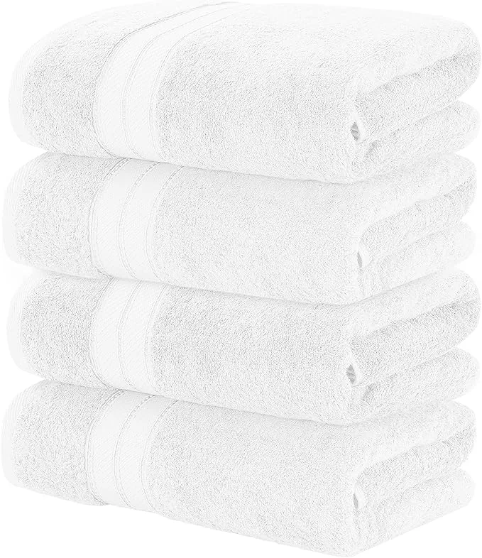 Proven Modern Threads 4-Pack SpunLoft Bath Towel White 30×54 Trusted