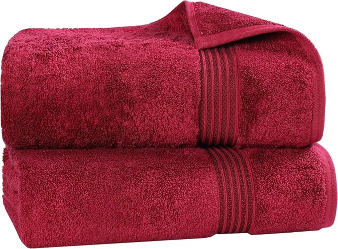 Artisan Superior Egyptian Cotton 2-Piece Bath Sheet Towel Set Oversized Body Towels Lightweight