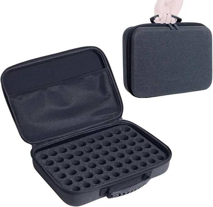 Durable Essential Oils Carrying Case Holds 60 Grids Smooth