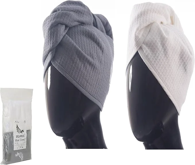 Versatile Turkish Cotton Hair Towel Wrap High-Grade