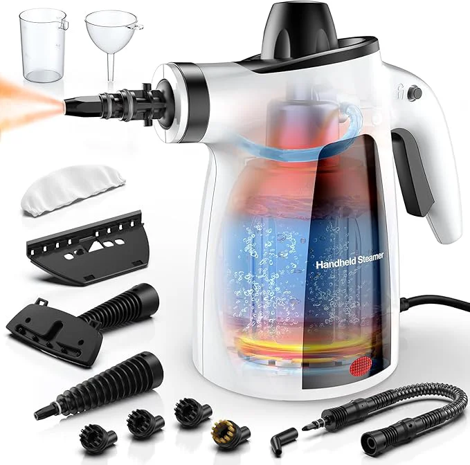 Official LABIGO Steam Cleaner Pressurized Handheld Multi-Surface Natural Steam Cleaner User-Friendly